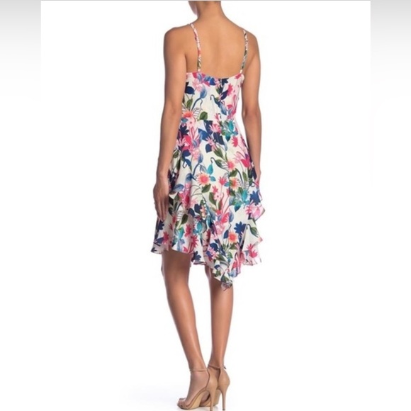 Parker Knox Ruffle Dress in Floral Fiesta Size 6 New With Tag - Picture 2 of 6